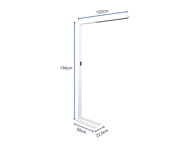 Staande Led-lamp MAULsirius colour vario sensor Dimbaar Wit