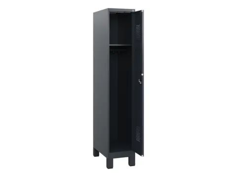 schoollocker,HxBxD 1630x300x500mm,1vak,vak B 300mm,cil.-slot,voeten