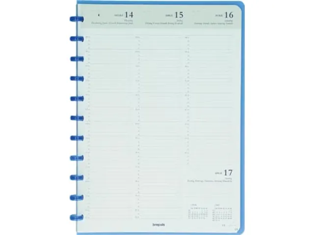agenda A4 128 pagina's 1 week op 2 pagina's 2027