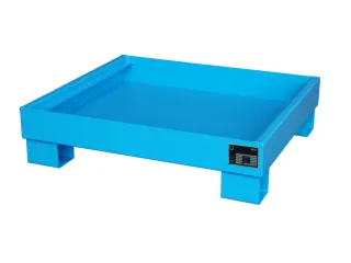 Opvangbak Staalplaat 220x900x800mm Opvangvol. 68l Open Ral 5012 - 1