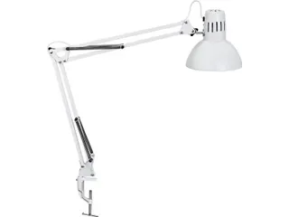 Bureaulamp MAUL Study tafelklem excl.LED lamp E27 wit - 1