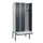 locker met bank,voor scheiding van kleding,HxBxD 2120x900x815mm,3vak