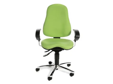 Draaistoel Appelgroen H X B X D 460-560X 480X 450Mm Stalen Voetkruis