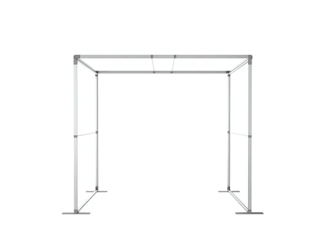 FlexFrame Modulair systeem Dak 100x230cm Zilver frame