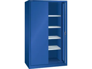 zwaarlastkast met zwenkdeuren,HxBxD 1950x1146x690mm,lak RAL5005 - 2