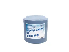 Poetspapier Cleaninq industrie 2-laags 26cmx380m Blauw 2 rollen