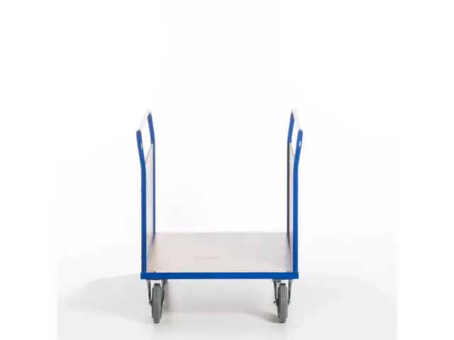 chariot à ridelles longitudinales,force 600kg,plateau Lxl 1200x770mm