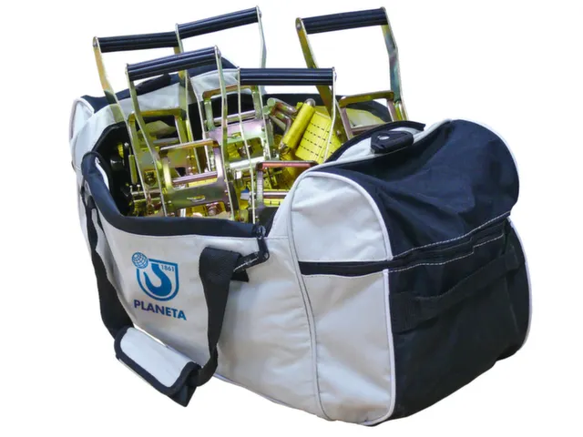 Kit de sangles d'arrimage force de traction 4000daN 6pièces avec roch