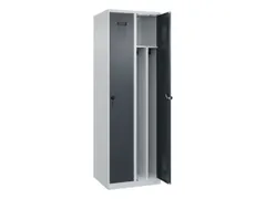 locker voor scheiding van kleding,HxBxD 1850x600x500mm,2vak
