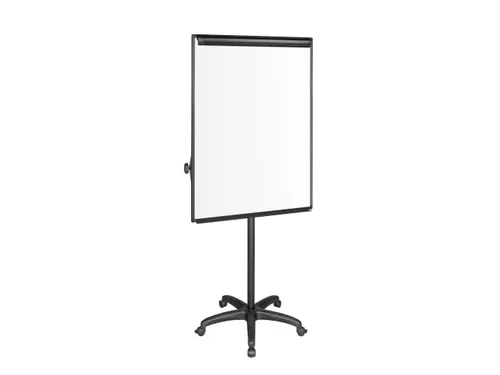 Flipchart Magnetisch Met 5 Wielen 100x70cm Zwart