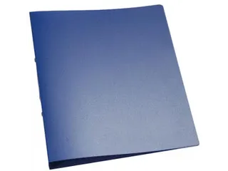 Ringmap A4 PP 2 Ringen 25mm Transparant Blauw - 1