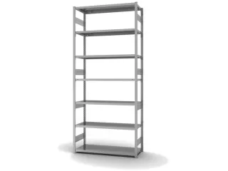 systeemstelling,grondveld,HxBxD 3000x1360x535mm,vakl. 330kg - 2