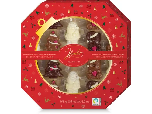 Chocolade Kerstfiguurtjes 250 Gram Chocolade