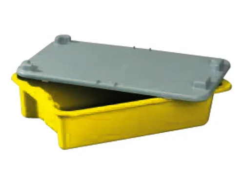 Draaistapelbak Pp Hxlxb 135X590X380Mm 18L Geel