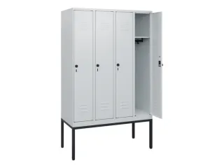 locker,HxBxD 1950x1200x500mm,4vak,vak B 300mm,draaigrendel - 2