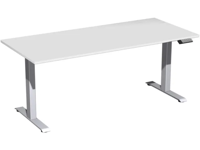 Bureau à hauteur réglable élec. HxlxP 630-1280x1800x800mm
