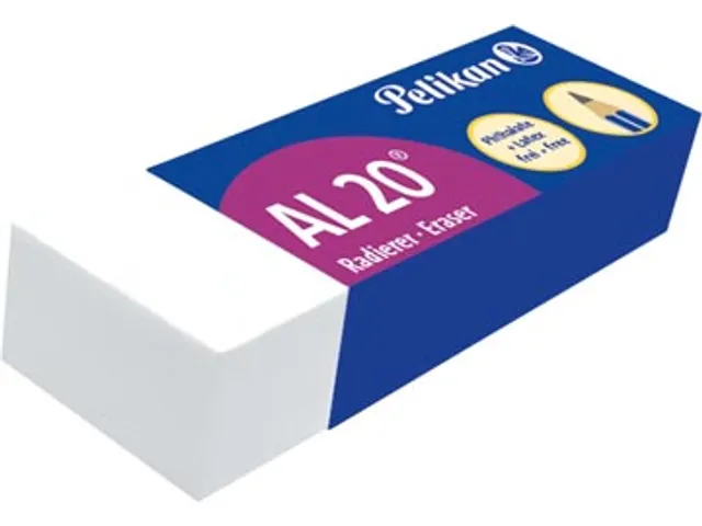 witte potloodgom AL doos van 20 stuks