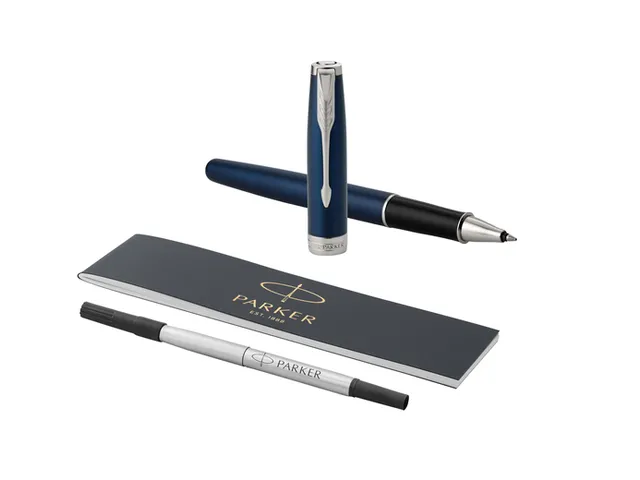 Rollerpen Parker Sonnet Blue Lacquer CT Finish Fijn