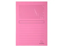 100 venstermappen SUPER 160g/m2 22x31cm Roze