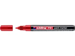Paintmarker edding 791 op alcoholbasis 1-2mm rood