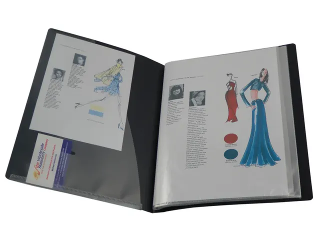 Showalbum Frontview A4 10 Tassen Zwart