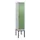 locker,HxBxD 2120x400x500mm,1vak,vak B 400mm,draaigrendel