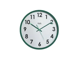 Wandklok CEP Orium Naturalis 31cm geruisloos uurwerk groen