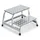 Montagetrap Aluminium H 0 4M 2Treden Incl. Platform Treden Traanplaat
