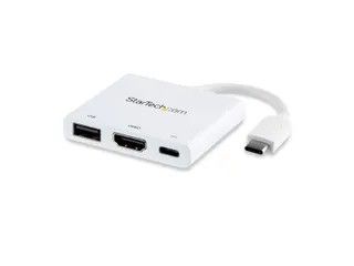Usb-c Multiport Adapter Met Hdmi Usb 3.0 Poort 60w Pd Wit - 2