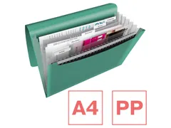 Colour'Breeze voorordner, 6 vakken, groen