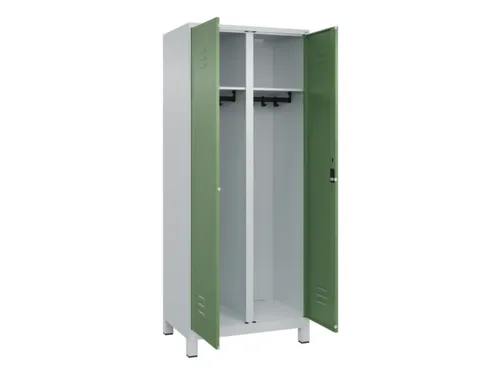 locker voor scheiding van kleding,HxBxD 1850x800x500mm,2vak