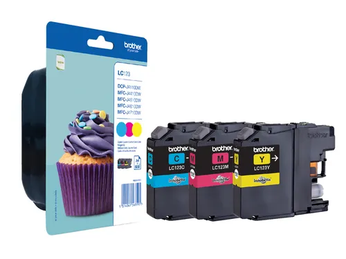 Brother LC-123VALBP inktcartridge multipack origineel 4-kleuren