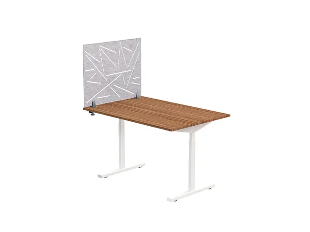 Ecran de séparation acoustique motif découpé 60x75cm Gris clair
