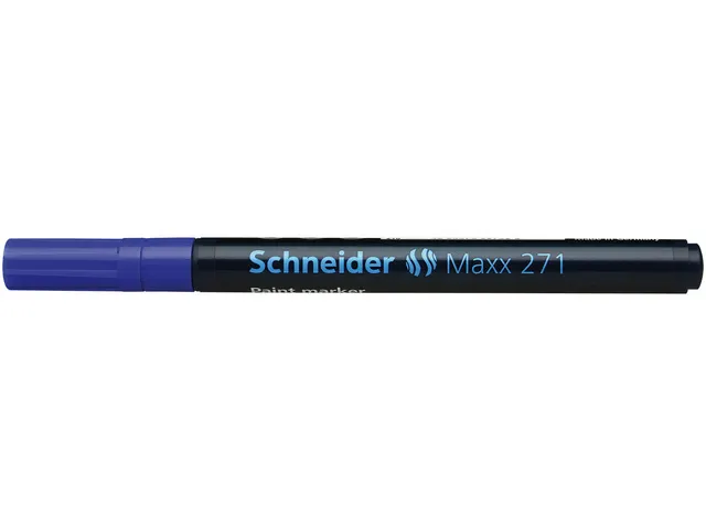 Lakmarker Schneider Maxx 271 1-2mm Blauw