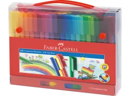 Kleurstiften Faber-Castell Connector assorti koffer à 60 stuks