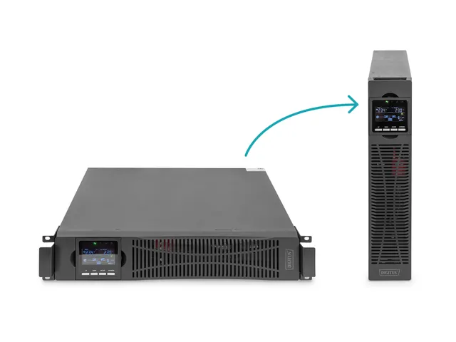 Digitus OnLine UPS-systeem 1500VA/1500W dubbel conversiesysteem