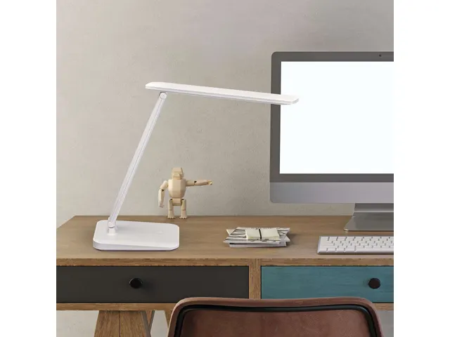 Bureaulamp LED tafelarmatuur MAULsally col. vario, dimbaar Wit