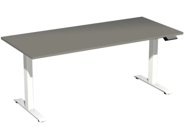 Bureau à hauteur réglable élec. HxlxP 630-1280x1800x800mm