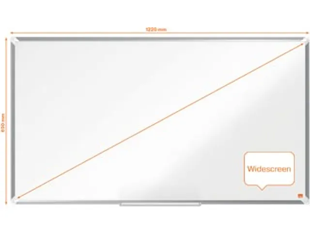 Premium Plus whiteboard, emaille, 122 x 69 cm