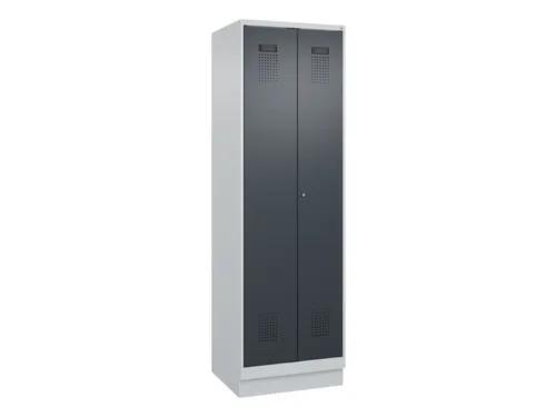 locker voor scheiding van kleding,HxBxD 1950x600x500mm,2vak