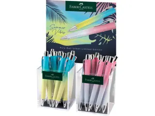 Balpen Faber-Castell Polyball Summer 24 x 2 kokers elk 12 stuks Sunset - 1