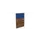 baliepaneel bureau aanbouw links NP-tiepolo nut BN6016-blauw 800mm