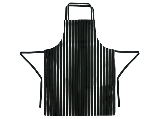 Tablier Whites noir rayé blanc