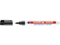 Viltstift edding 400 rond zwart 1mm