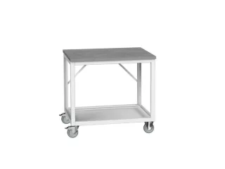 werkbank,verrijdbaar,HxBxD 930x1000x800mm,linoleumblad - 1
