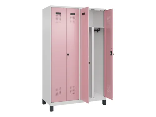 PBM-locker,HxBxD 1950x1200x500mm,4vak,vak B 300mm,draaigrendel