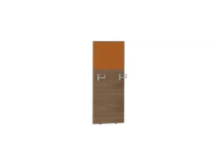 baliepaneel,v. bureau,aanbouw rechts,B 600mm,NT-cherry,BN3005-geel - 1