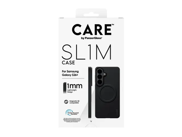 PanzerGlass CARE by SL1M Case Black w. Qi Samsung Galaxy S26+, H
