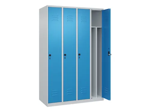 locker voor scheiding van kleding,HxBxD 1850x1200x500mm,4vak
