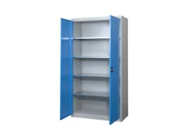 Draaideurkast Hxbxd 1950x1000x500mm 4 Legborden Romp RAL7035 Front RAL